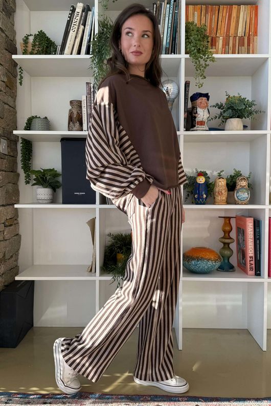 Shoreditch Slouch Sweat Chocolate Latte